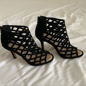 Sole Society boho suede heels